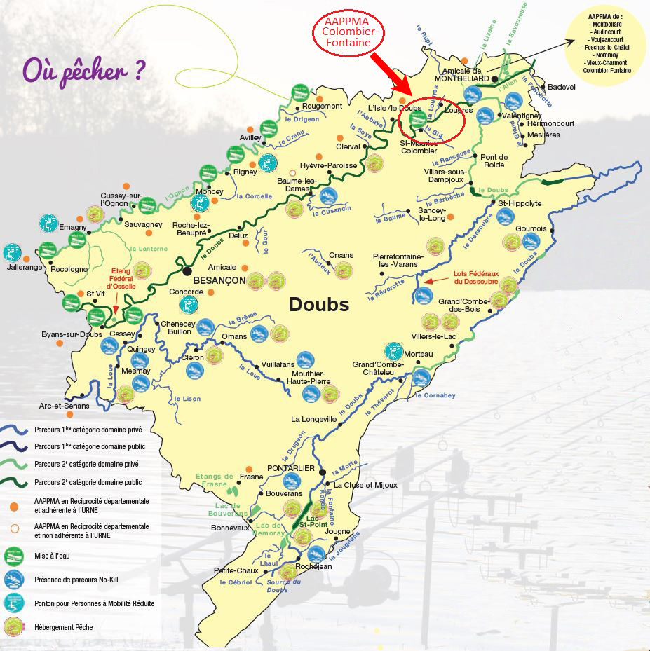 carte du doubs